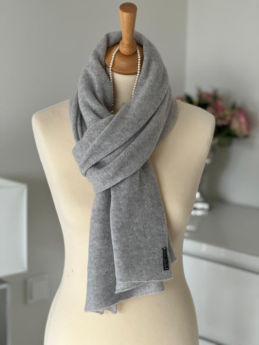 CASHMERE SCARF PIOMBO